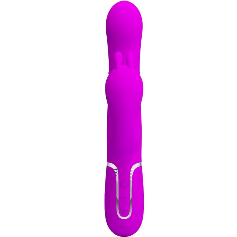 JOLI AMOUR - CAMMY VIBRATEUR TRIPLE MULTIFONCTIONNEL 4 EN 1 ROSE