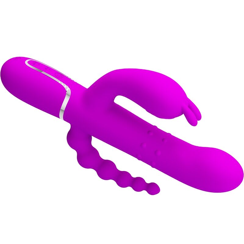 PRETTY LOVE - CAMMY 4-IN-1 MULTIFUNCTIONAL TRIPLE VIBRATOR PINK
