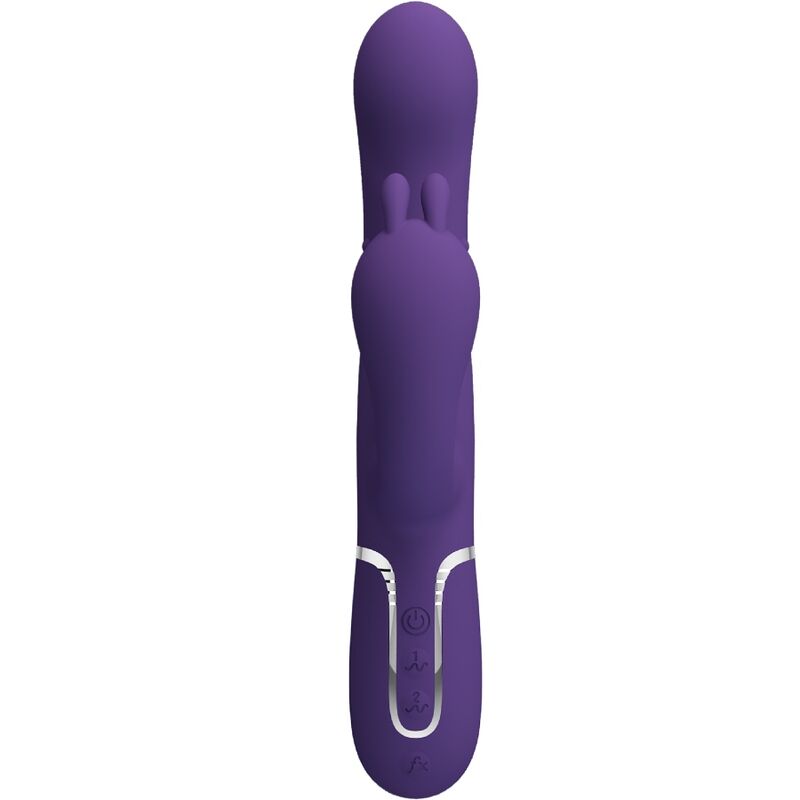 JOLI AMOUR - CAMMY VIBRATEUR TRIPLE MULTIFONCTIONNEL 4 EN 1 VIOLET