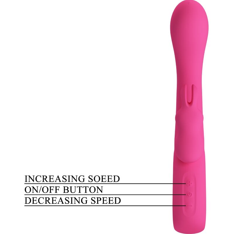 JOLI AMOUR - VIBRATEUR LAPIN NOVAK 12 VIBRATIONS ROSE