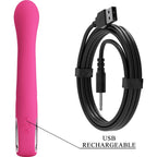 PRETTY LOVE - NOVAK RABBIT VIBRATOR 12 VIBRATIONS PINK