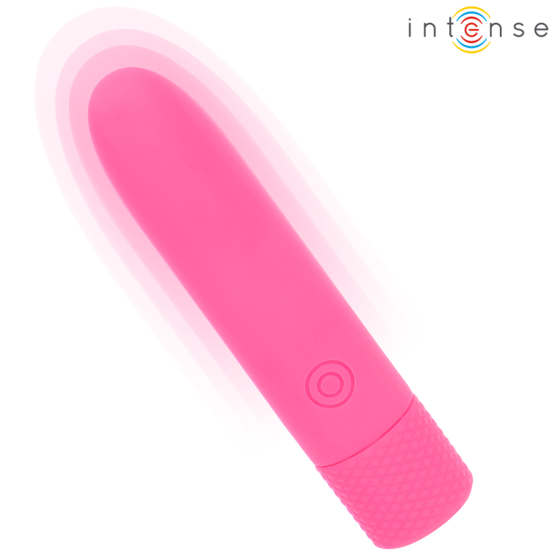 INTENSE - SYMONE VIBRANT BALLE RECHARGEABLE USB 8 VIBRATIONS ROSE 10 X 2,2 CM
