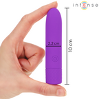 INTENSE - SYMONE VIBRANT BALLE RECHARGEABLE USB 8 VIBRATIONS VIOLET 10 X 2,2 CM