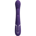 PRETTY LOVE - SHANIA VIBRATORE TRIPLO CONIGLIO MULTIFUNZIONE VIOLA