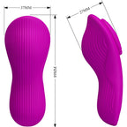 PRETTY LOVE - ROMARIO LAY-ON CLITORAL STIMULATOR WITH REMOTE CONTROL (PINK)