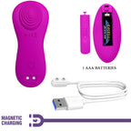 PRETTY LOVE - ROMARIO LAY-ON CLITORAL STIMULATOR WITH REMOTE CONTROL (PINK)