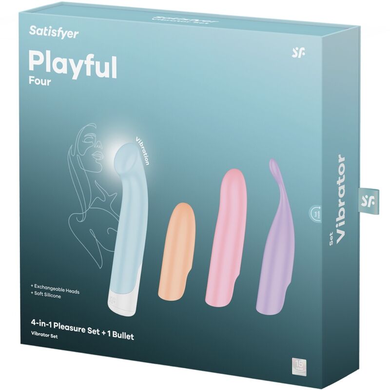 SATISFYER - VIBRATEUR G-SPOT WAVE 4 - 12 PROGRAMMES DE VIBRATION - GRIS FONCÉ