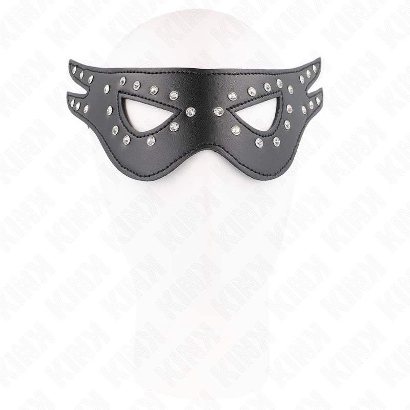 KINK - MASQUE SEXY EN SIMILI CUIR MODÈLE 2 27 x 13 CM