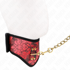 Collier KINK - SCANDAL MODEL avec lanière en dentelle 75 cm 44 x 10 cm