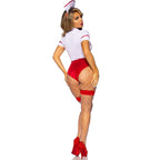 LEG AVENUE - SEXY RED/WHITE NURSE COSTUME S