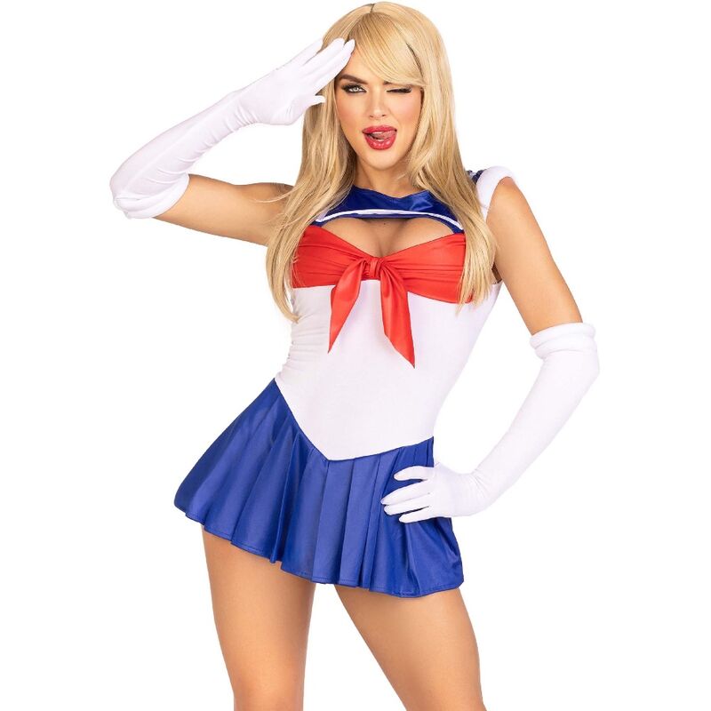 LEG AVENUE - SEXY MULTICOLORED SAILOR COSTUME S