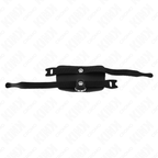 KINK - LEATHER COCK RING WITH ADJUSTABLE HOOK CLOSURE