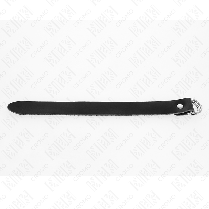 KINK - LEATHER COCK RING WITH PRESSURE CLOSURE 22 X 2 CM