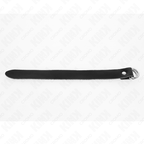 KINK - LEATHER COCK RING WITH PRESSURE CLOSURE 22 X 2 CM