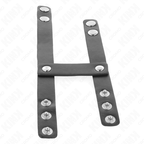 KINK - ANNEAU PÉNIEN DOUBLE EN CUIR RÉGLABLE