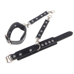 SUBBLIME - 953690 MANETTE CON CINTURA BONDAGE NERE TAGLIA UNICA