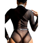 SUBBLIME - 953737 IMBRACATURA PETTORALE CON ANELLI E CATENE ARGENTO TAGLIA UNICA