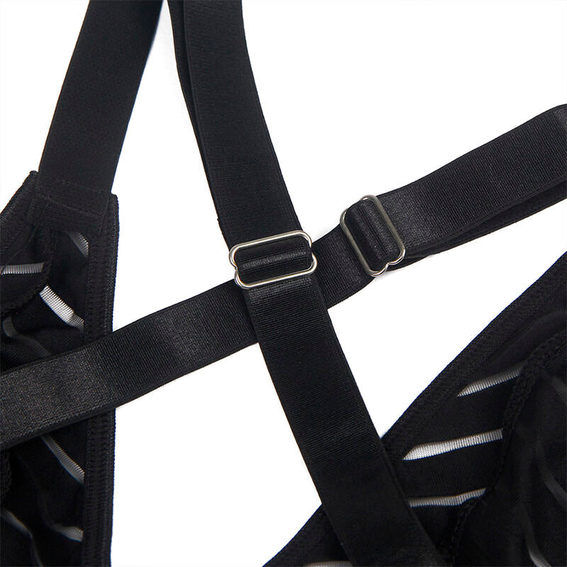 SUBBLIME - 954154 BODY WITH BLACK GARTER BELT L/XL