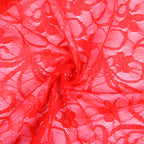 SUBBLIME - 954208 LACE BABYDOLL WITH ADJUSTABLE STRAPS RED S/M