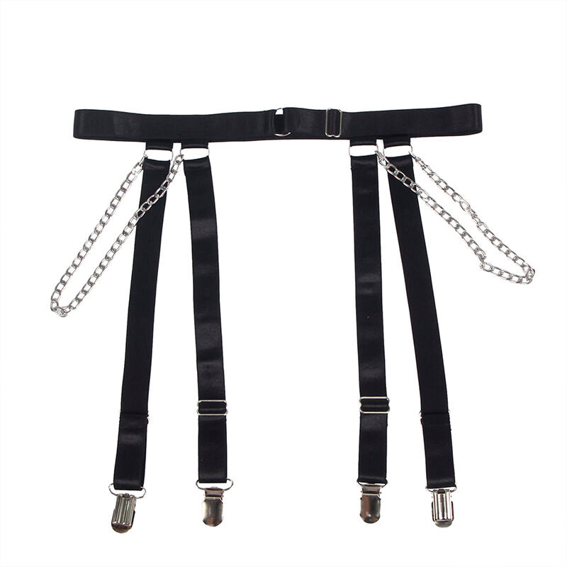 SUBBLIME - 954260 BODY WITH CHAINS + BLACK GARTER BELT S/M