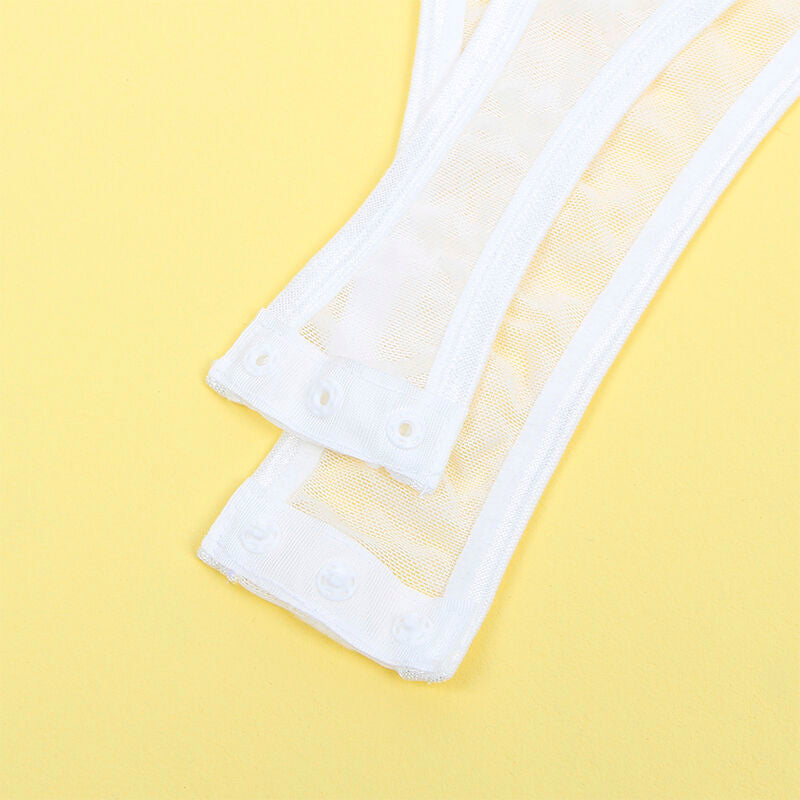 SUBBLIME - 954284 BODY WITH CHAINS + BELT JACKETS WHITE S/M