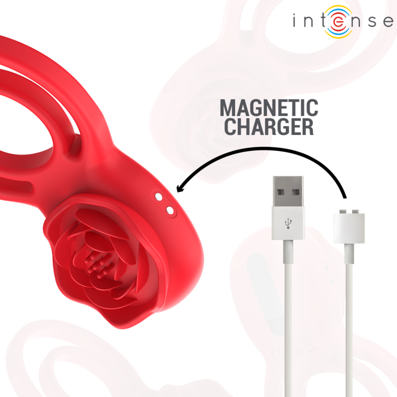 INTENSE - GAIL ROSE STIMULATOR 10 VIBRATIONS RED REMOTE CONTROL