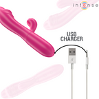INTENSE - IVY FLEXIBLE VIBRATOR 10 VIBRATIONS WITH PINK TONGUE STIMULATION