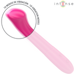 INTENSE - PATY VIBRATOR 19 CM FLEXIBLE 10 VIBRATIONS MODEL 2 PINK