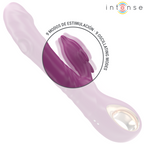 INTENSE - HALLE MULTIFUNCTIONAL VIBRATOR WITH PURPLE DOLPHIN TONGUE STIMULATING