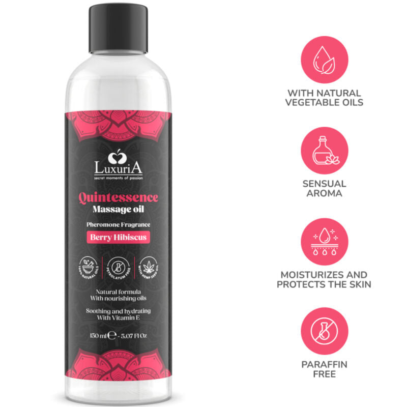INTIMATELINE LUXURIA - HUILE DE MASSAGE AUX BAIES 150 ML