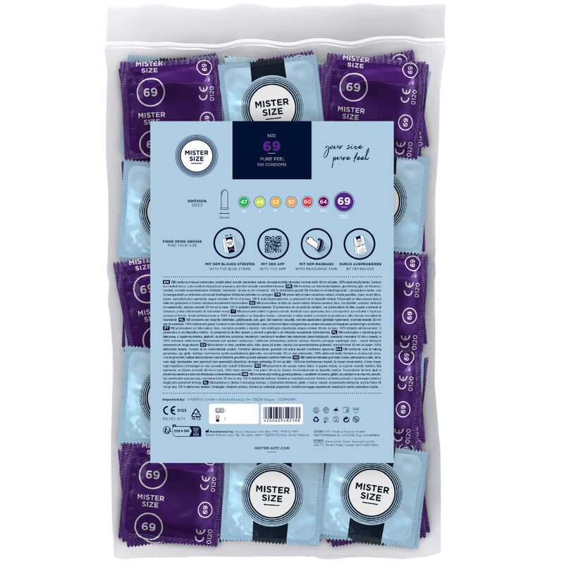 MISTER SIZE - XXXL 69MM CONDOMS (100 UNITS)