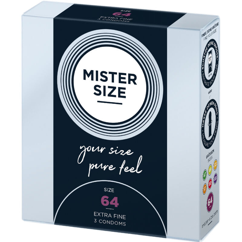 MISTER SIZE - Préservatifs XXL 64 mm (3 unités)
