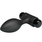 PRETTY LOVE - VIBRA BUTT 10 VIBRATIONS BLACK ANAL PLUG