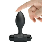 PRETTY LOVE - VIBRA BUTT 10 VIBRATIONS BLACK ANAL PLUG