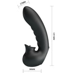 PRETTY LOVE - HOBGOBLIN VIBRATING FINGER CASE 12 VIBRATIONS + BLACK CLITORAL STIMULATOR