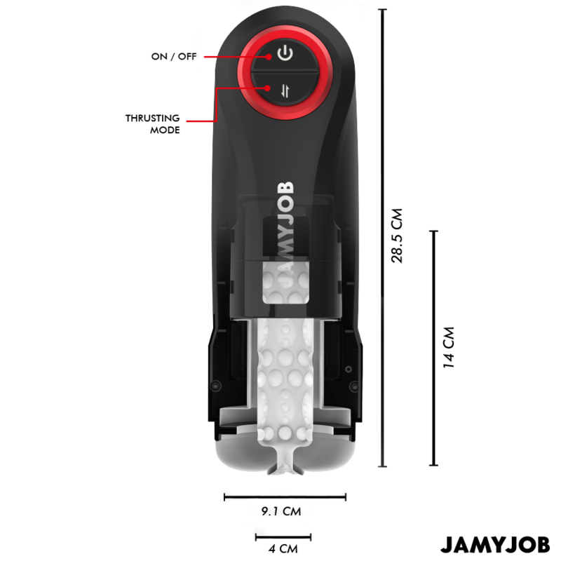JAMYJOB - AUTOMATIC GRAVITY VAGINAL MASTURBATOR 5 SUCTION MODES