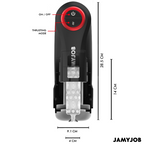 JAMYJOB - MASTURBATORE VAGINALE AUTOMATICO A GRAVITÀ 5 MODALITÀ DI ASPIRAZIONE