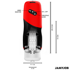 JAMYJOB - XPEED AUTOMATIC VAGINAL MASTURBATOR 5 THRUST MODES AND SOUND EFFECT