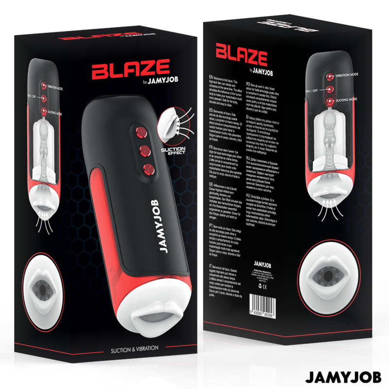JAMYJOB - BLAZE AUTOMATIC MASTURBATOR WITH 5 SUCTION AND VIBRATION MODES