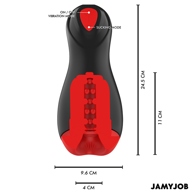JAMYJOB - CORE-X MASTURBATEUR AUTOMATIQUE 5 MODES D'ASPIRATION ET DE VIBRATION