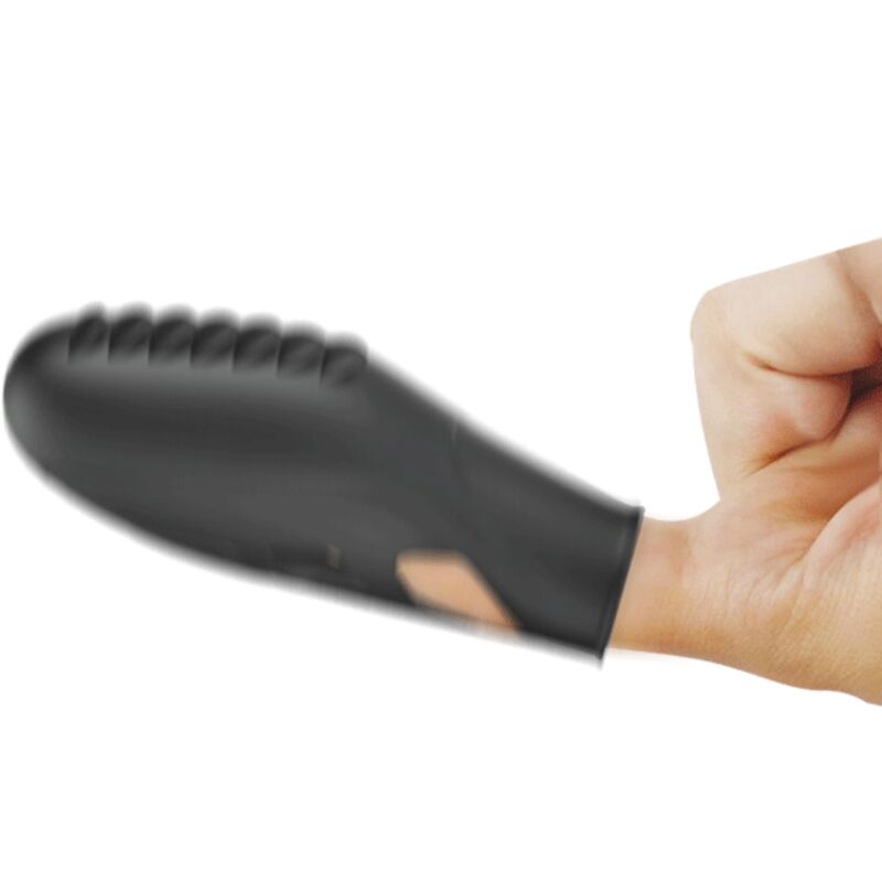 PRETTY LOVE - SILICONE FINGER VIBRATOR IN BLACK