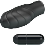 PRETTY LOVE - BLACK LICH SILICONE FINGER VIBRATOR