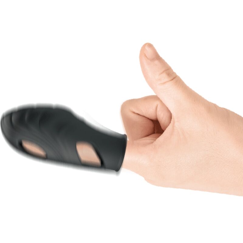 PRETTY LOVE - BLACK LICH SILICONE FINGER VIBRATOR