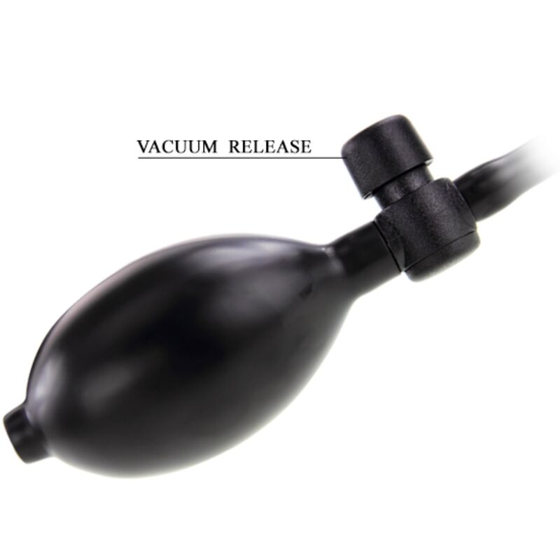 PRETTY LOVE - BLACK INFLATABLE BUTTER PLUG