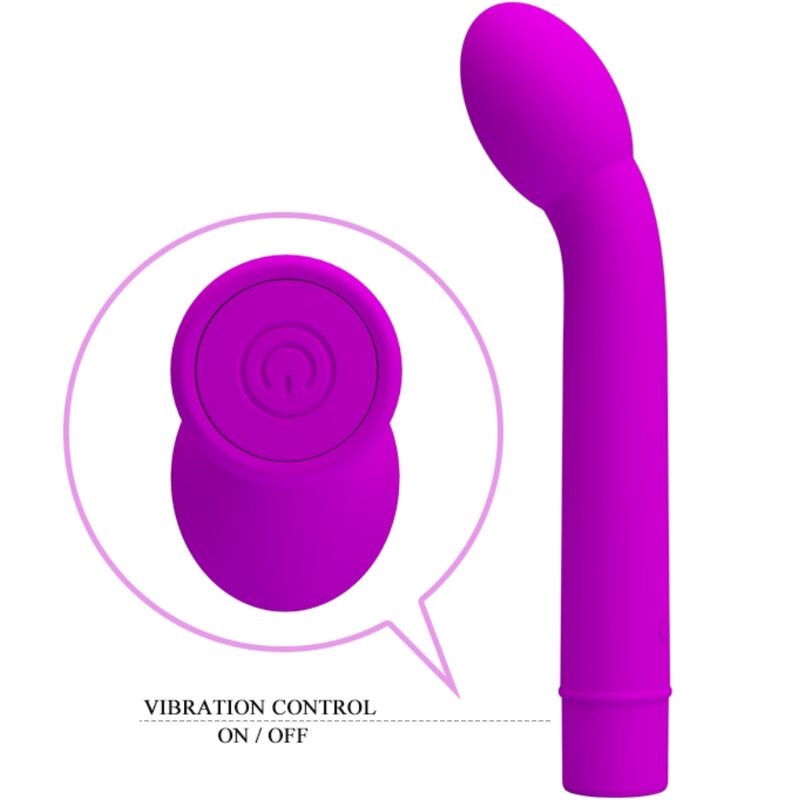 PRETTY LOVE - VIBRATEUR LOGAN POINT G 10 VIBRATIONS VIOLET
