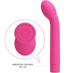 PRETTY LOVE - VIBRATEUR LOGAN POINT G 10 VIBRATIONS ROSE