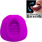 PRETTY LOVE - ESTELLE CLITORAL STIMULATOR WITH TONGUE 12 VIBRATIONS PURPLE