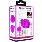PRETTY LOVE - ESTELLE CLITORAL STIMULATOR WITH TONGUE 12 VIBRATIONS PURPLE