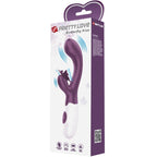 PRETTY LOVE - VIBRATEUR LAPIN BAISER PAPILLON ET STIMULATEUR DE POINT G VIOLET