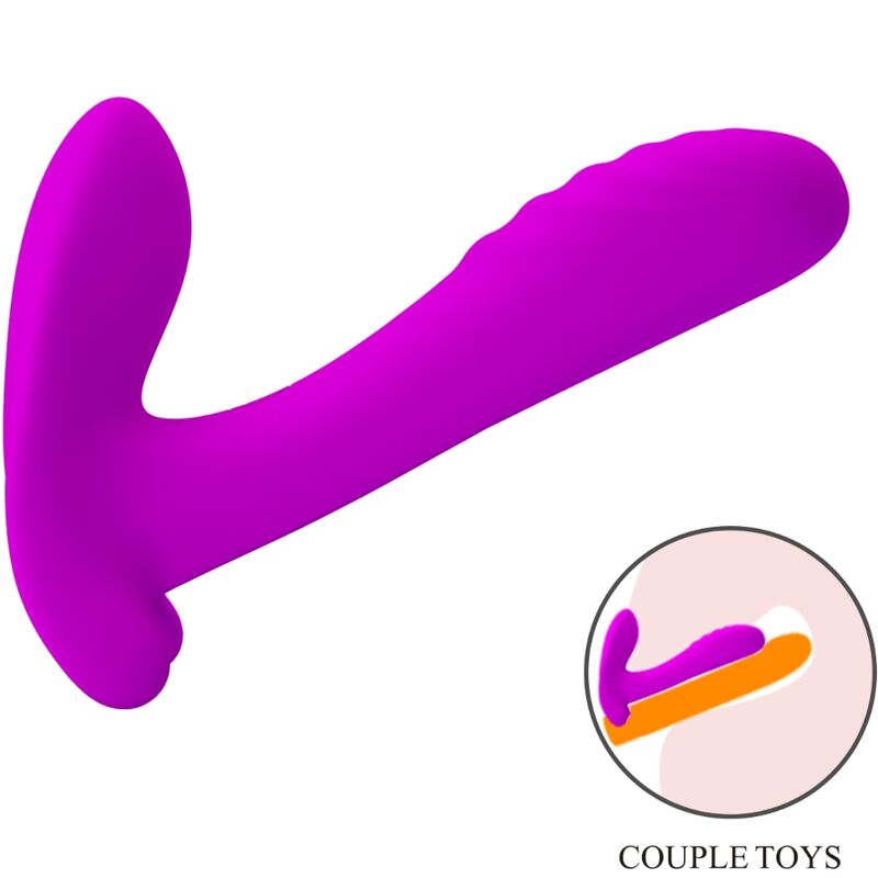 PRETTY LOVE - 12-VIBRATION MASSAGER AND VIBRATOR WITH REMOTE CONTROL, PURPLE